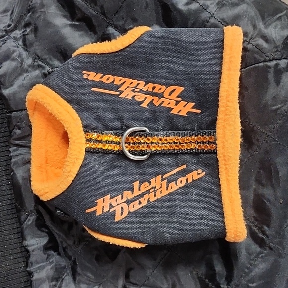 HarleyDavidson Dog Harley Davidson Pet Vestharness With Rhinestones Size Xs Poshmark